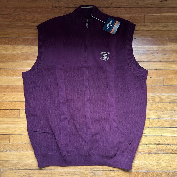 CALLAWAY GOLF VEST NIAGARA FALLS CC BRAND NEW - Picture 1 of 9